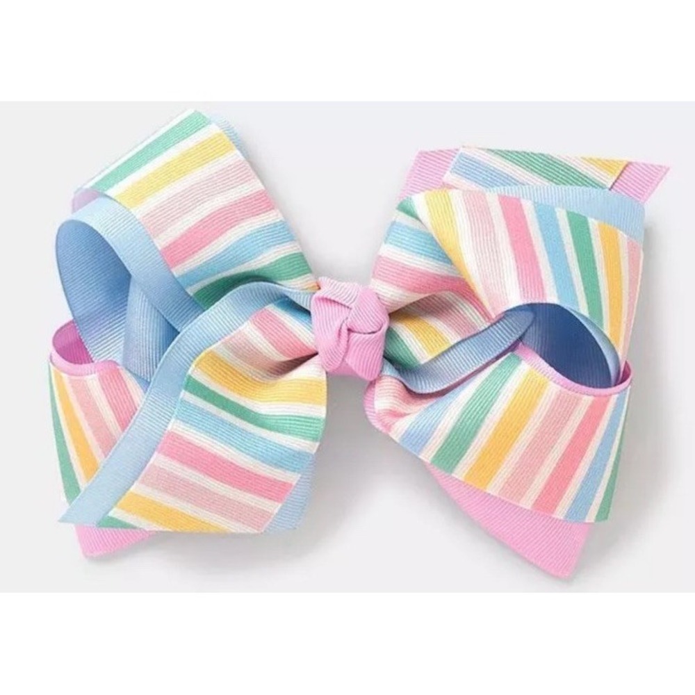 Matilda Jane Dream Chasers Sweet Taffy Rainbow NWT Bow is 4"H x 6"W